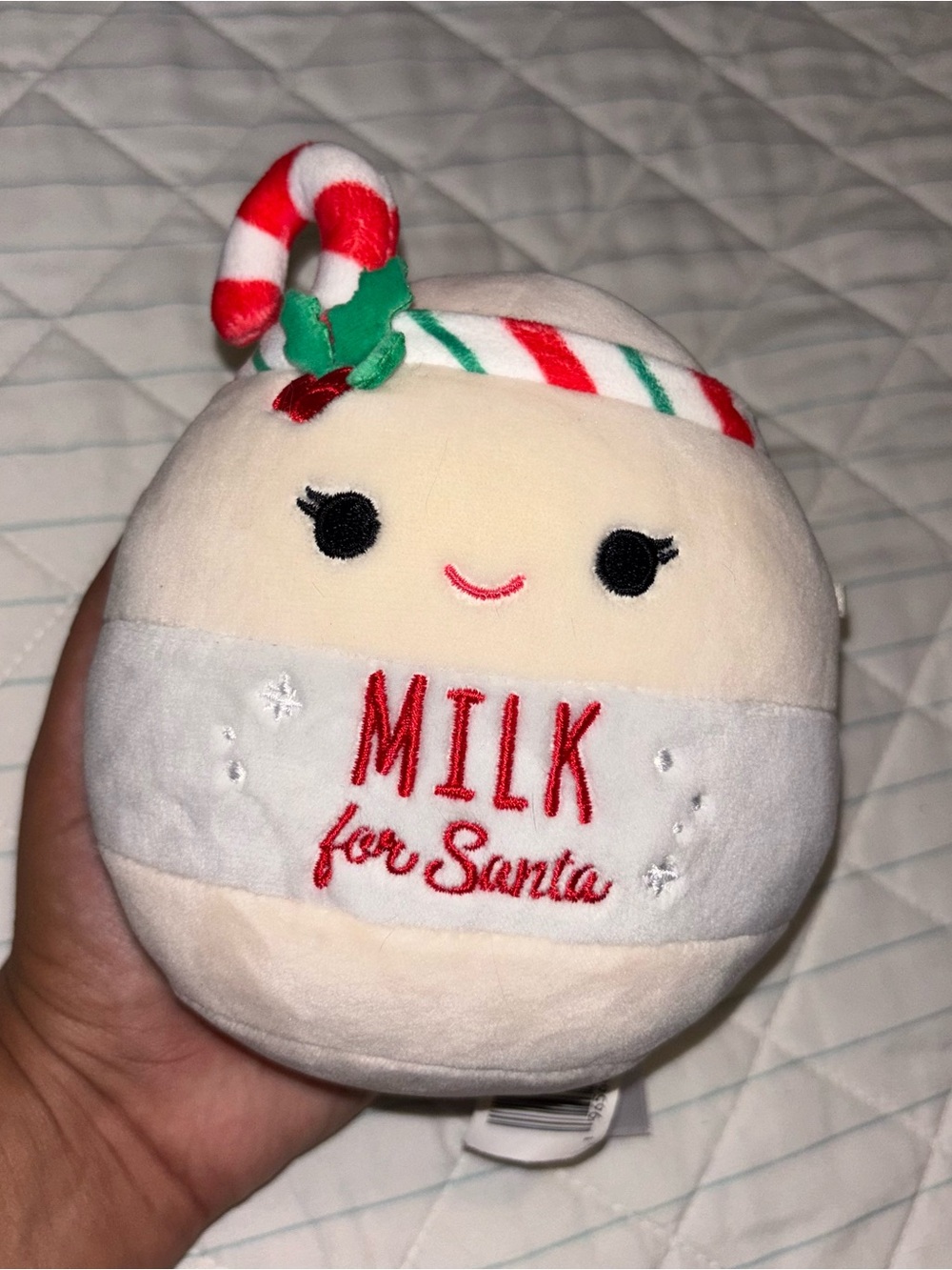 Squishmallows “Arlene” Milk for Santa Plush